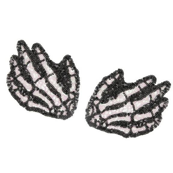 Huhudde Reusable Nipple Covers,Pasties Nipple Stickers Palms Sequins Sticky Petals,Nipple Covers for Women Girls Gifts