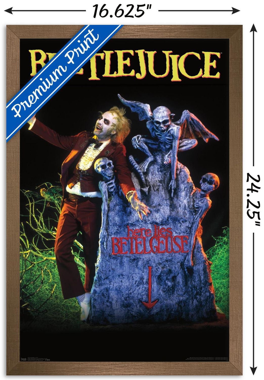 Beetlejuice - Grave Wall Poster
