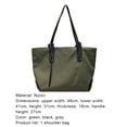 thumbnail image 7 of SPRING PARK Women's Nylon Lightweight Laptop Tote Handbag, Green, 7 of 7
