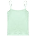thumbnail image 6 of Haitryli Kids Girls Camisole Vest Spaghetti Straps Dance Tank Tops Workout Training Vest Undershirts Light Green 8-10, 6 of 7