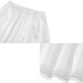 thumbnail image 6 of Women's Half Slips Underskirt for Under Dresses Slip Solid Lace Trim Satin Underskirt Inner Lining Short Mini Skirt, 6 of 7