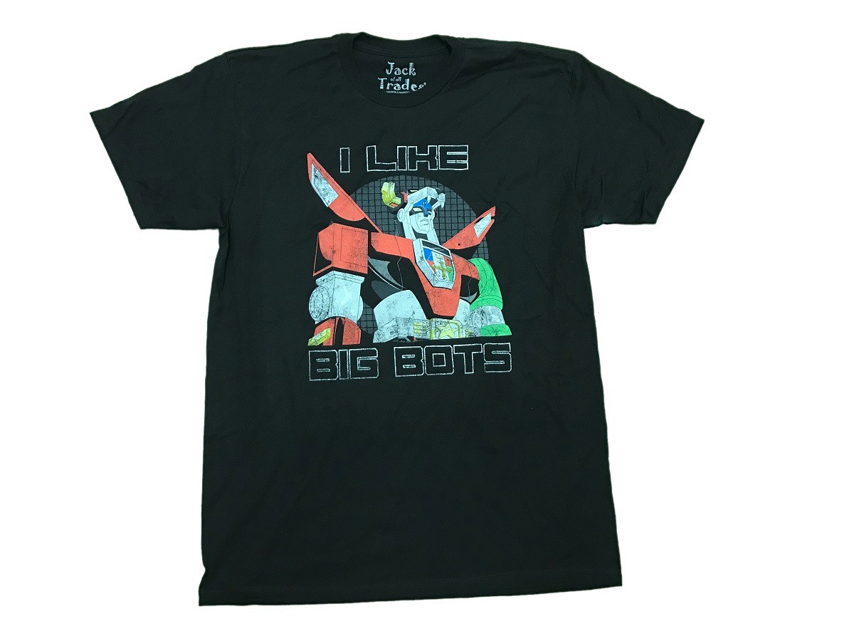 Voltron - Voltron I Like Big Bots Licensed Adult T Shirt - Walmart.com ...