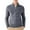 Dark Gray, variant on Men's Full Zip Cardigan Sweater Fall Slim Fit Work Business Knitted Top Big and Tall Stand Collar Sweater Coat M-3Xl