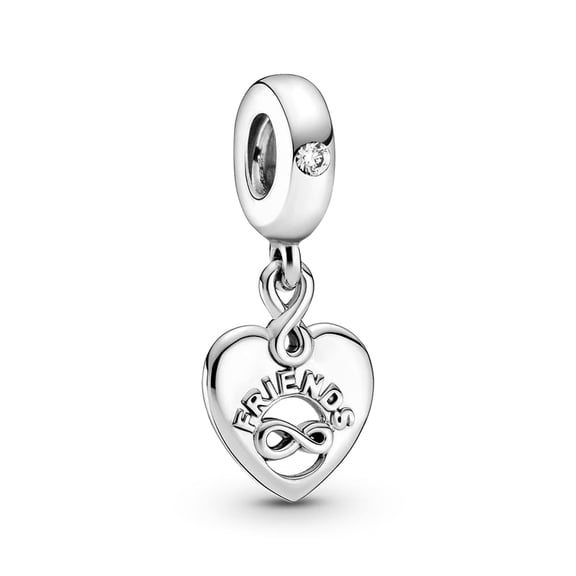 Pandora People Friends Forever Heart Dangle Charm - 799294C01