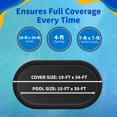 thumbnail image 3 of Blue Wave 15' x 30' 8-Year Oval Above Ground Pool Winter Cover, 3 of 7