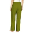 thumbnail image 3 of Balery Olive print Women's Pajama Pants,Ultra Lightweight Pjs,Lounge Pant-X-Large, 3 of 9