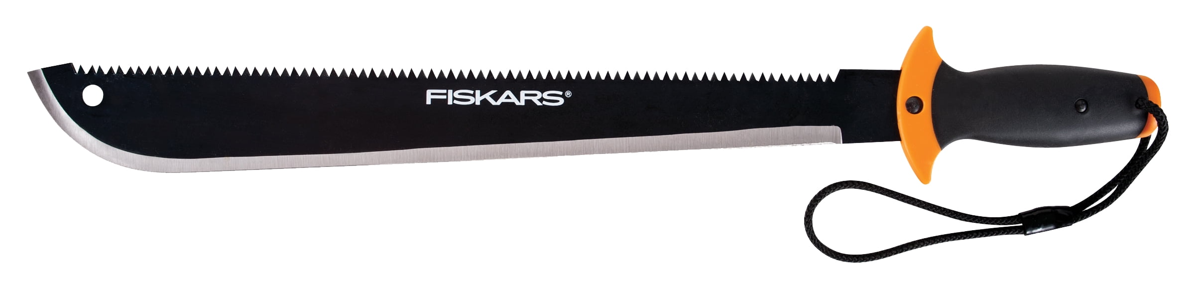 Fiskars 18" Ultra Sharp Machete Saw Combo, Steel Blade with Softgrip Handle