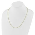 thumbnail image 5 of 14K Yellow Gold Spiga Wheat Chain Styles Necklace Adjustable 1.4 mm 30 inch 1.35, 5 of 6