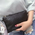 thumbnail image 1 of BESTYASH Cartera Para Mujer Con De Cocodrilo Negro Y Textura Duradera, 1 of 3