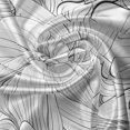thumbnail image 7 of Ambesonne Floral Valance & Curtain, Monochrome Magnolia Petals, 55"x45", Charcoal Grey Pale Grey, 7 of 7