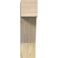 thumbnail image 2 of Ekena Millwork 6"W x 18"D x 22"H Traditional Block Rough Sawn Bracket, Douglas Fir, 2 of 25