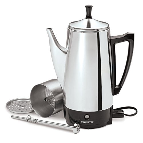 Presto 02811 12-Cup Stainless Steel Coffeemaker Chrome 