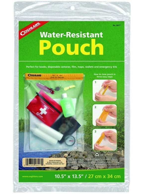 Coghlan's Water-Resistant Pouch, 10.5 x 13.5-Inch