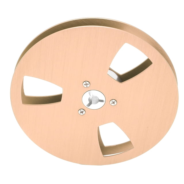 1/4 5 Inch Empty Tape Reel For Reel To Reel Tape Players, 3 Hole Aluminum Alloy Universal Open Reel Sound Tape Empty Reel, Opening Machine Part Sound Tape Takeup Reel
