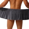 thumbnail image 6 of Mens Soft Wearable Bath Towel Short Pants Adjustable Towel Pool Beach Spa Bathing Shower Cover up Wrap Around Towels, 6 of 7