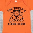 thumbnail image 4 of Inktastic The Worlds Cutest Alarm Clock Boys or Girls Baby Bodysuit, 4 of 5