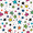 Green Stars, variant on FORMRS 1-Subject Spiral Notebook 8" x 5" College Ruled 60 Refillable Sheet A5 Hard Cover, White Stars