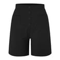 thumbnail image 4 of Gubotare Bermuda Shorts Women's Classic-Fit Knit Pull-On Short,Blue L, 4 of 5