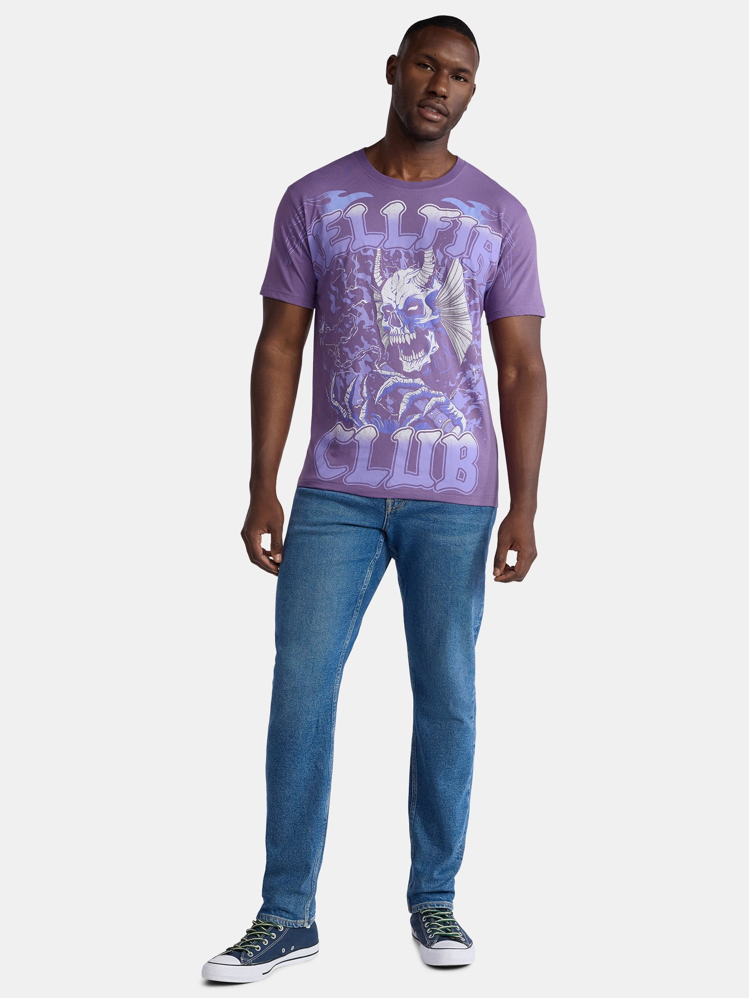 Hellfire Club Men's & Big Men's Graphic Tee Shirt, Sizes S-3XL