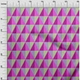 thumbnail image 3 of oneOone Silk Tabby Fuschia Pink Fabric Geometric Fabric For Sewing Printed Craft Fabric By The Yard 42 Inch Wide, 3 of 4