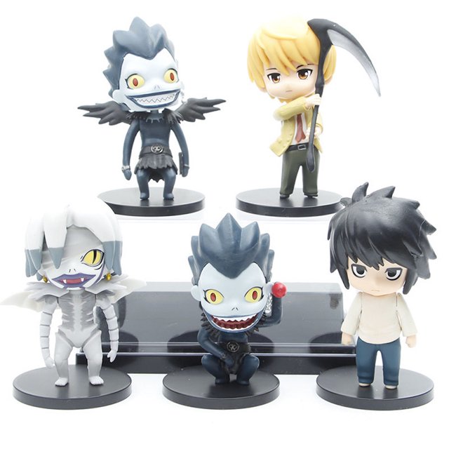 Figure Toy Collection Death Note Anime, 5 unidades, 10 cm, PVC
