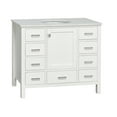 thumbnail image 3 of Horizon 42" Bathroom Vanity with White Cabinet and Engineered White Top, 3 of 6