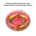 thumbnail image 3 of Becaristey Inflatable Cup Circular Holder Portable Swimming Pool Birthday Party Inflating Drink Beverage Holders Accessories Yellow 1Set, 3 of 6