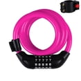 thumbnail image 1 of MKHSQHDG Today's Deals Lock Electric Vehicle Five Digit Password Lock Mountain Bike Bar Wire Ring Lock Riding Equipment, 1 of 8