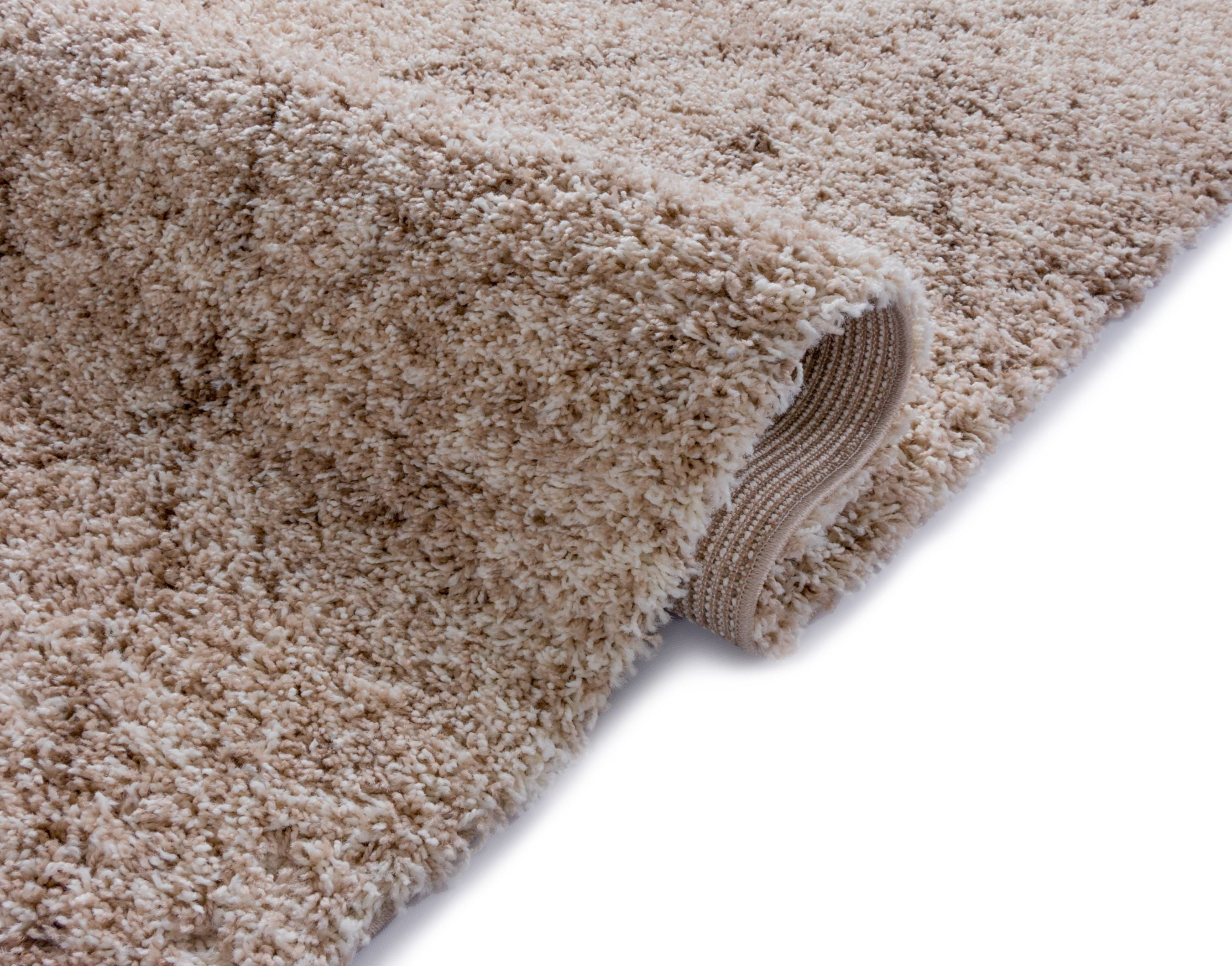 Well Woven Madison Shag Moroccan Lattice Contemporary Vanilla 3'3" x 5'3" Thick Area Rug