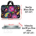thumbnail image 2 of LSS 12.3 inch Laptop Sleeve Bag Carrying Case Pouch with Handle for 11" 11.6" 12" Apple MacBook, Acer, Asus, Dell, Art Design, 2 of 3