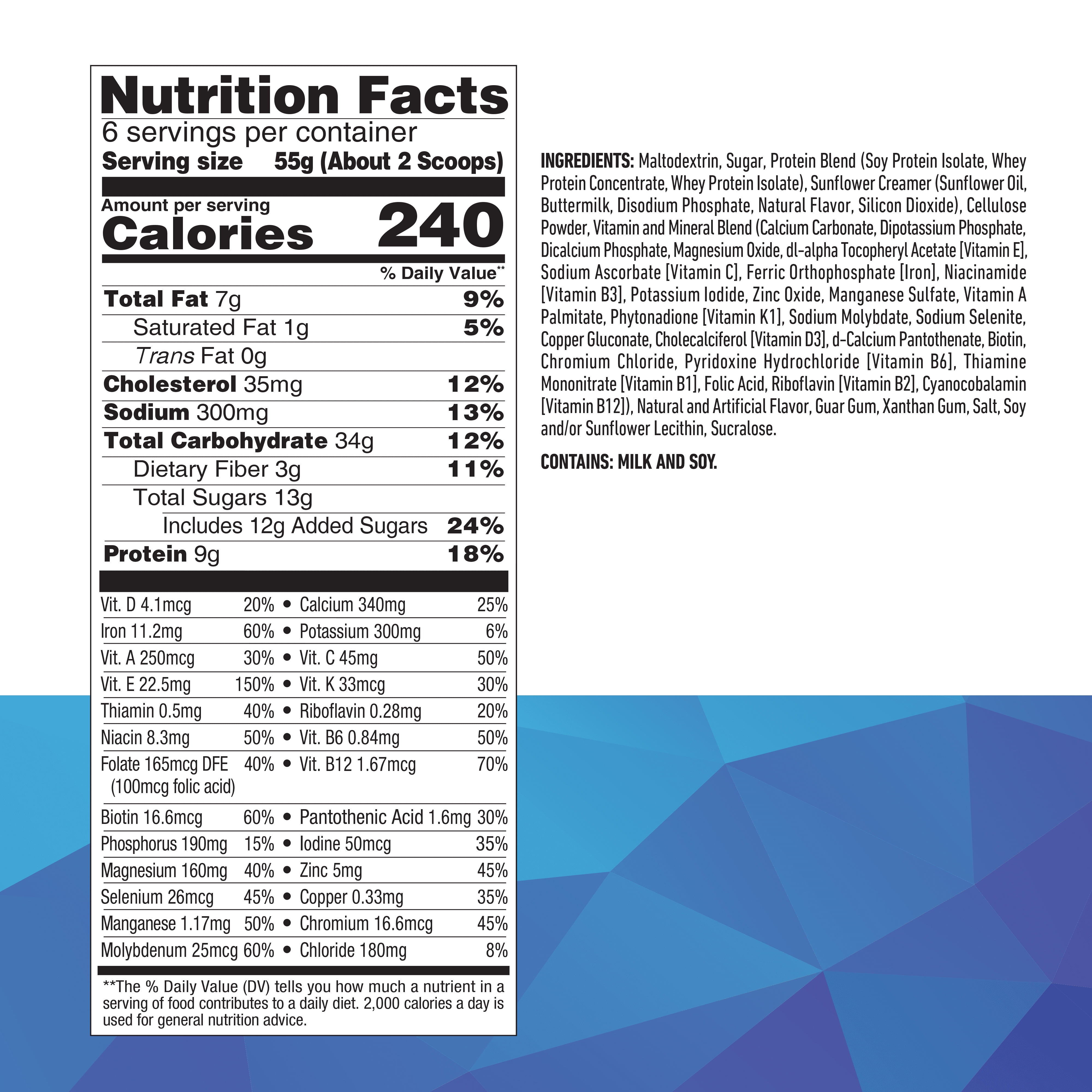 (2 pack) NuTherapy Nutritional Protein Powder, Creamy Vanilla, 330g, 6 Servings