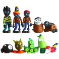 thumbnail image 1 of 10pcs Mini Plants Vs Zombies Pea Cannonball Game Model Cabinet Ornament Decor, 1 of 3
