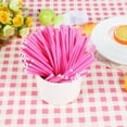 thumbnail image 1 of Candy Sticks - 100 Pcs/Set Colorful Candy Sticks Cake Sticks for Candy Sweet Chocolate 10cm DIY Making(Pink), 1 of 4