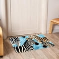 thumbnail image 6 of Zebra Machine Washable Non-Slip Polyester Floor Mat Door Mat Kitchen Mat, 6 of 6