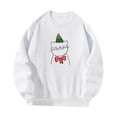 thumbnail image 3 of Sudadera con cuello redondo para mujer, trajes lindos, cuello redondo, estampado de gato, Tops, jersey para el trabajo, vacaciones de otoño e invierno , S S Yinane sudadera para mujer, 3 of 8