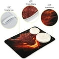 thumbnail image 4 of Burning Dragon Dish Drying Mat, Absorbent Microfiber Pad Protector For Kitchen Counter Top Mat Dish Drainboard 18x24in Home Decor, 4 of 7
