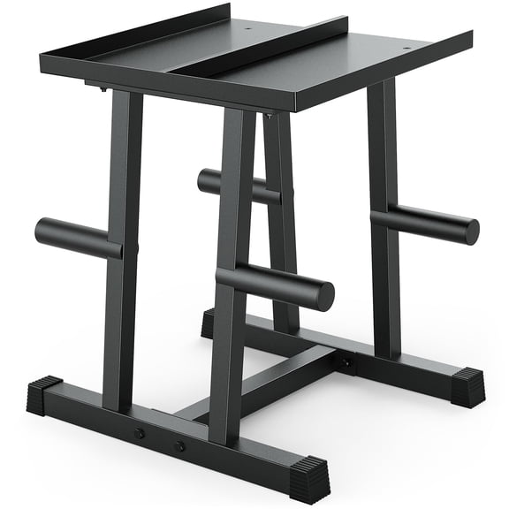 GIKPAL Adjustable Dumbbell Rack with Plate Storage, Space-Saving Home Gym, 600 lb