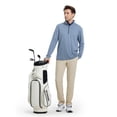 thumbnail image 6 of DTWOOO Men's Quarter Zip Golf Pullover Men Mock Neck Sweatshirts Dry Fit Long Sleeve Performance Wicking 1/4 Zip Pullover, 6 of 8