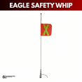 thumbnail image 2 of Eagle Manufacturing 5' Safety Whip - White Fiberglass (Quick-Disconnect / White LED), 2 of 5