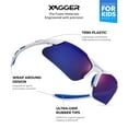thumbnail image 6 of Xagger Kids Polarized Sports Sunglasses for Boys Girls Age 3-8 Toddler Baseball Softball TR90 Frame Glasses, 6 of 6
