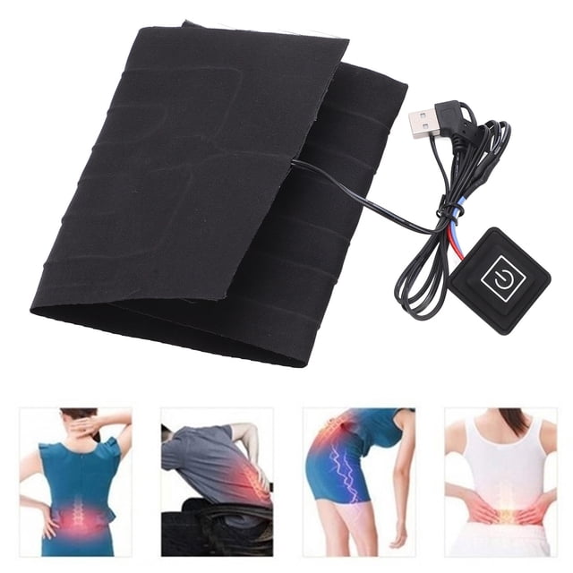 Heating Pad, Safe Portable Electric Heated Cloth Polyester Cotton USB For Outdoor Working For Office