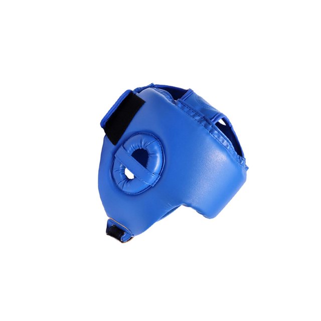 pitrice Boxing Headgear Professional Face Cover for Grappling Sanda Karate blue