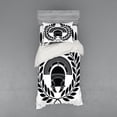 thumbnail image 2 of Ambesonne Retro Bedding Set 4 Pcs, Greek, Queen, Black and White, 2 of 3