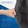 thumbnail image 3 of Kids Youth 5-12 Years Padded Arm Knee Sleeve Compression Leg Protective, 2 Pack, 3 of 7