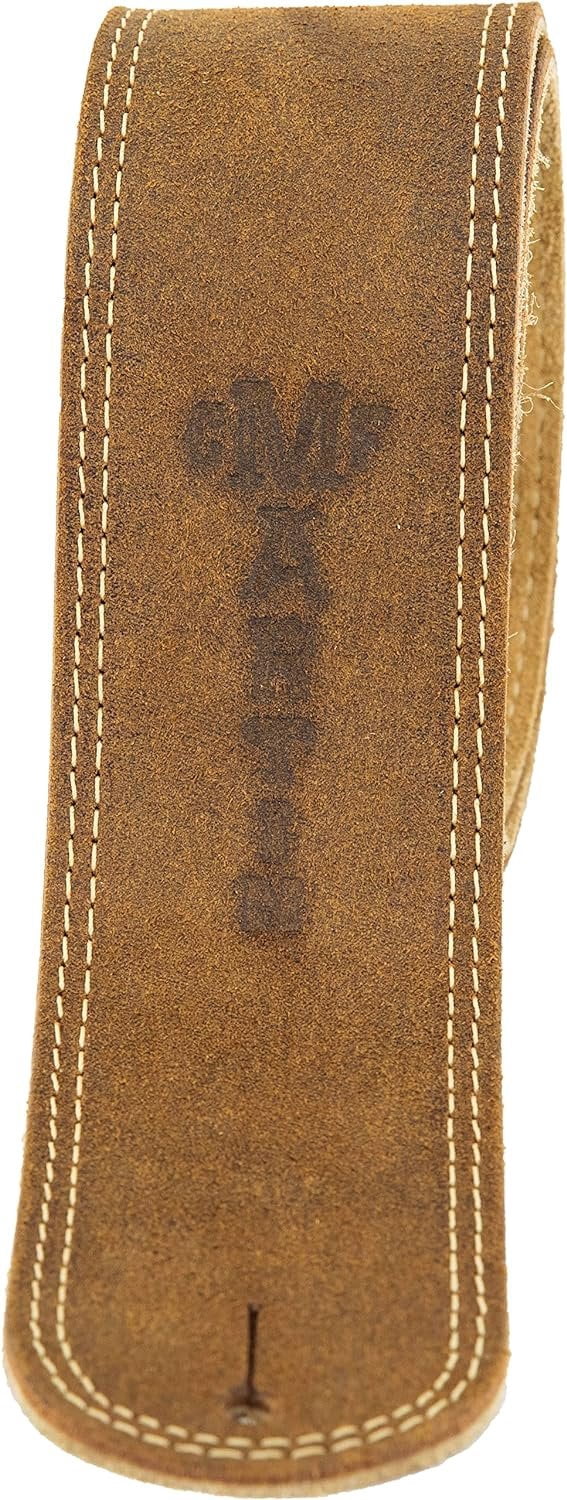 Martin Distressed Ball Glove Leather Guitar Strap, Brown