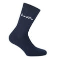 thumbnail image 2 of Diadora Unisex Socks, 12-Pack - Sports Socks, Cotton, Logo, Solid Color Dark Blue 35-38, 2 of 2