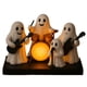 thumbnail image 3 of Decoración de Halloween de la banda de Ghost Rock | Figuritas de mesa de resina iluminadas por LED | Espectáculo musical espeluznante con tambor brillante, luces naranjas cálidas | Base estable, 3 of 3