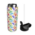 thumbnail image 2 of Pofeuu Colored Armadillos Print 18oz Sports Insulated Kettle, Sports Bottle Water Bottles For Men Women For Gym Hiking Camping Running Mountain Bike Outdoor Sports, 2 of 8