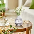 thumbnail image 2 of Bud Vase, Mini Vases for Flowers, Small Vintage Glass Vase for Centerpieces, Cute Clear Bud Vases for Home, Flower, Wedding Decorations, Style E, 2 of 7