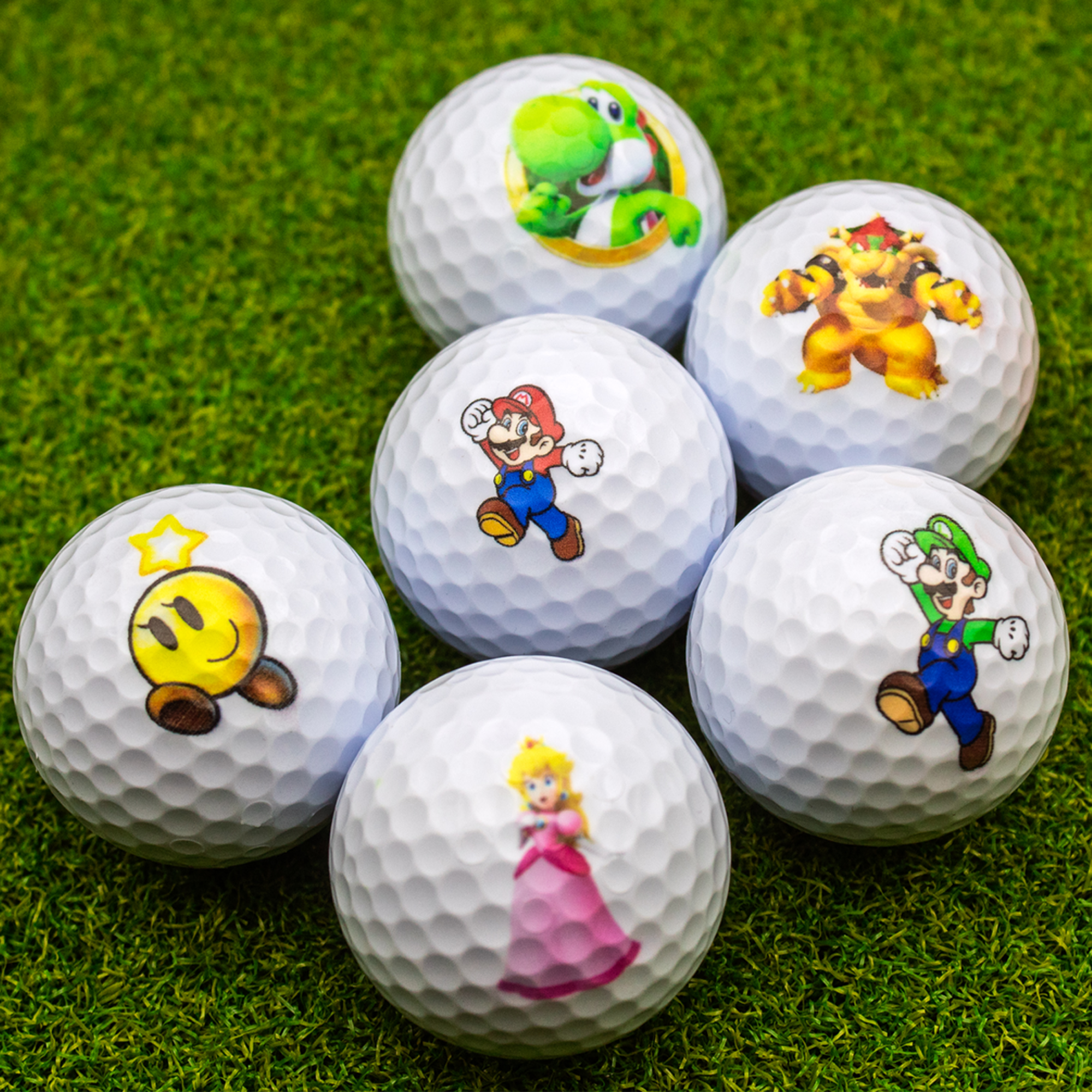 Super Bros and Friends Golf Balls, 12 Pack by GBM Golf